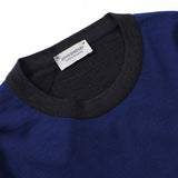 JOHN SMEDLEY メドレー配色クルーネック ニット【Made in GBR】