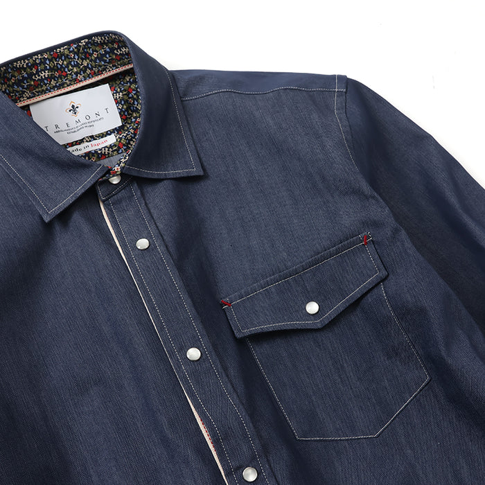 ストレッチデニムシャツ【Made in Japan】 – Mitsumine Online Shop