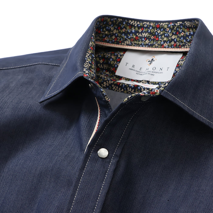 ストレッチデニムシャツ【Made in Japan】 – Mitsumine Online Shop