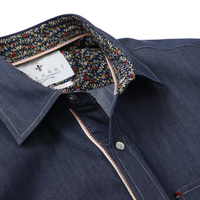 ストレッチデニムシャツ【Made in Japan】 – Mitsumine Online Shop