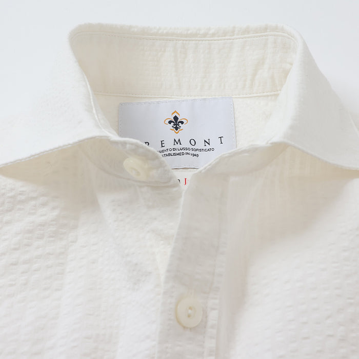 シアサッカーストライプシャツ【Made in Japan】 – Mitsumine Online Shop
