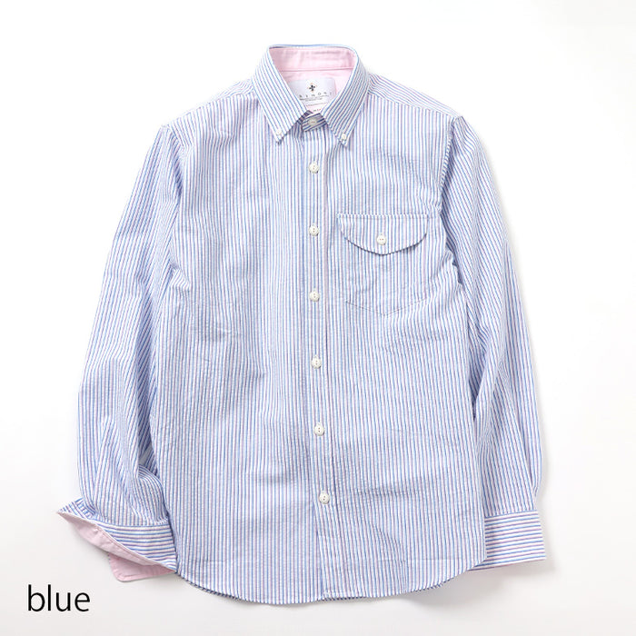 【 】CK JEANS シアサッカーリネンシャツ★送料無料 CALVIN KLEIN】CK Jeans シアサッカーリネンシャツ◇送料無料