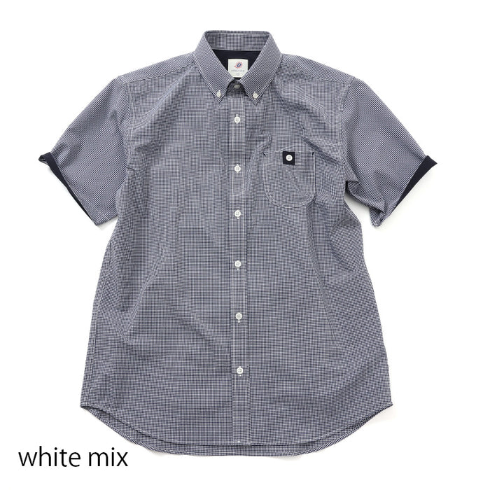 ソロテックスシアサッカーボタンダウンシャツ【Made in Japan