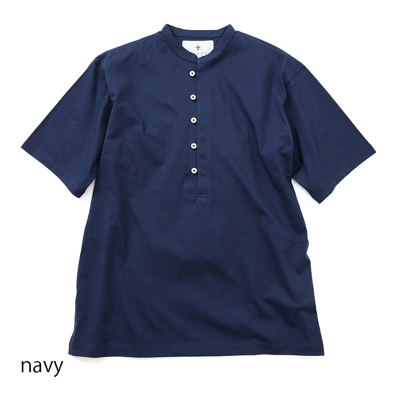 マルチボタンヘンリーTシャツ【Made in Japan】