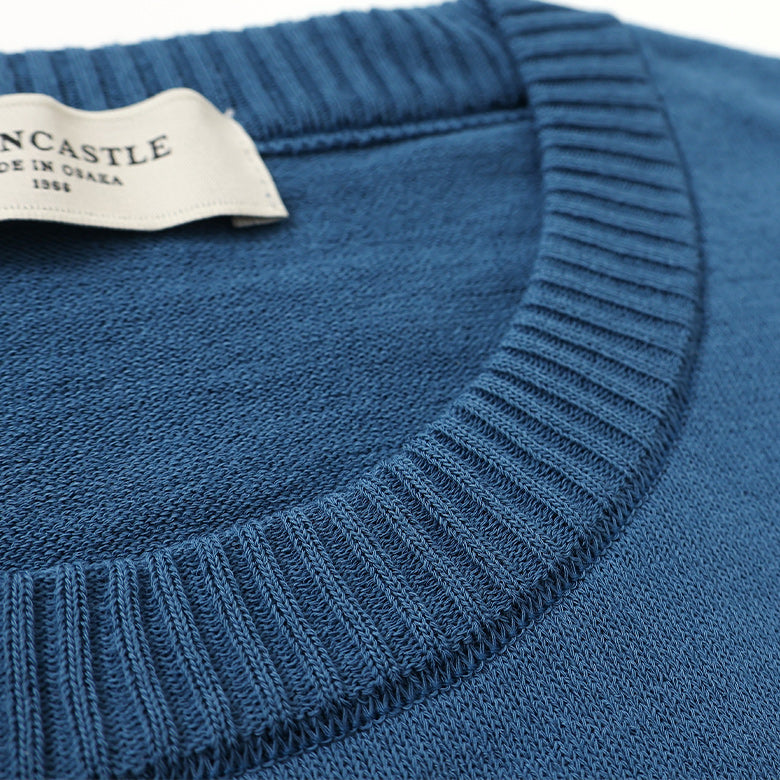 MOONCASTLE 半袖クルーニット【Made in JAPAN】