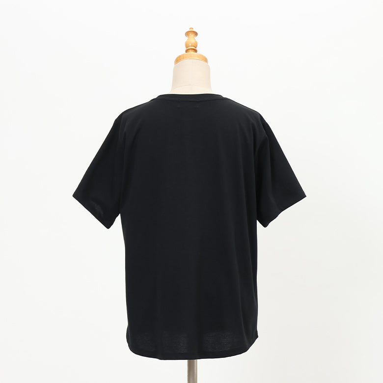 女の子カメラ刺繍Tシャツ