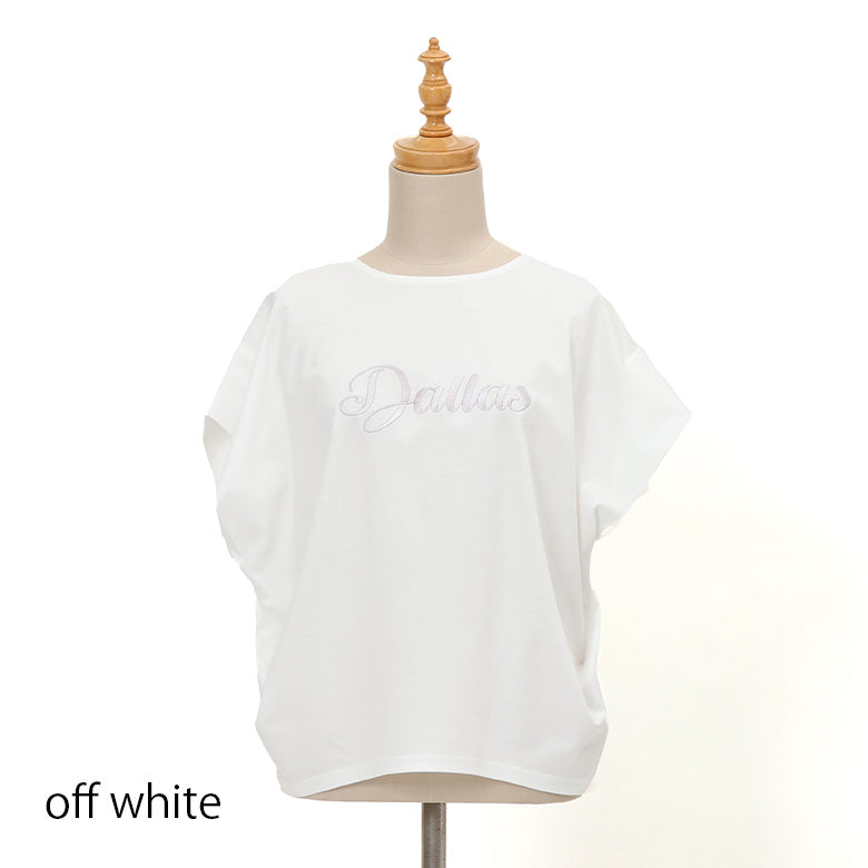 刺繍ロゴタックTシャツ