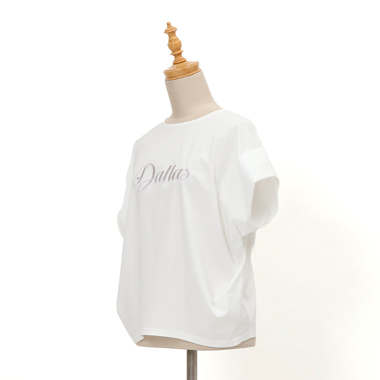 刺繍ロゴタックTシャツ