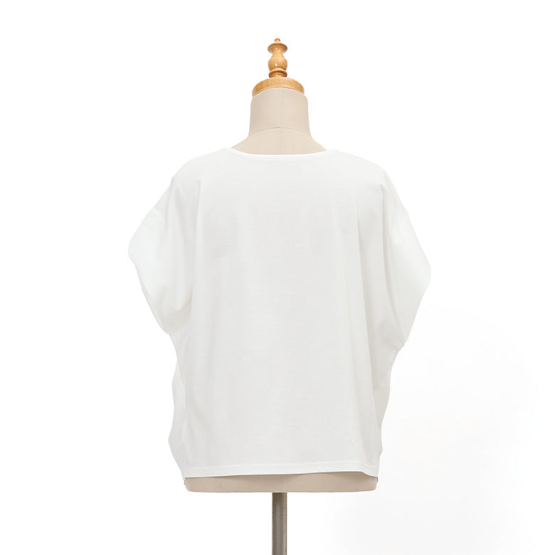 刺繍ロゴタックTシャツ