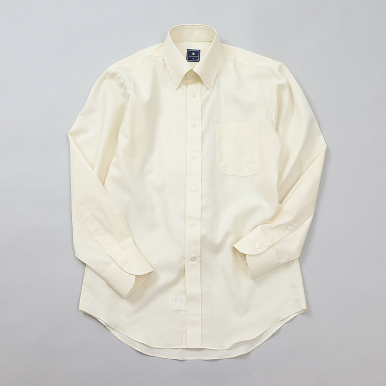 オックス無地ボタンダウンシャツ【Made in Japan】
