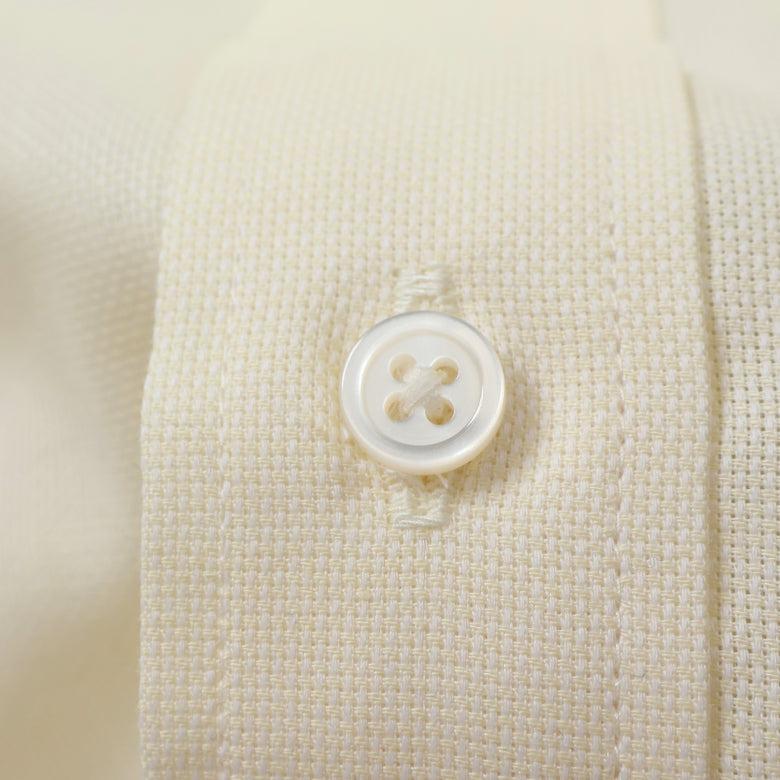 オックス無地ボタンダウンシャツ【Made in Japan】