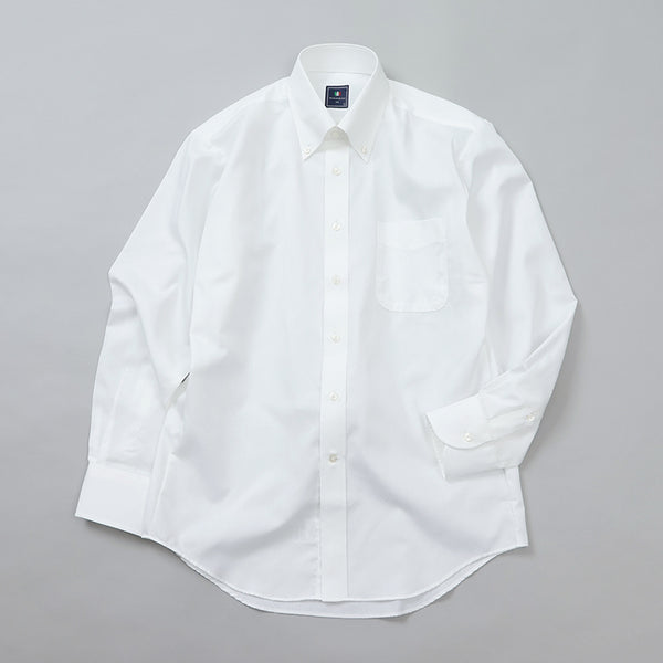 ジャガードボタンダウンシャツ【Made in Japan】