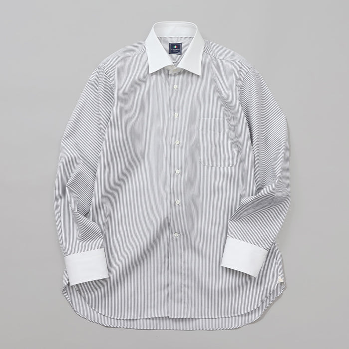 EDITION 】コットンナイロン メッシュクレリックシャツ
