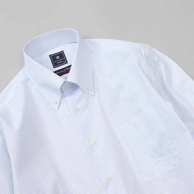 ANDREAZZA小紋ボタンダウンシャツ【Made in Japan】