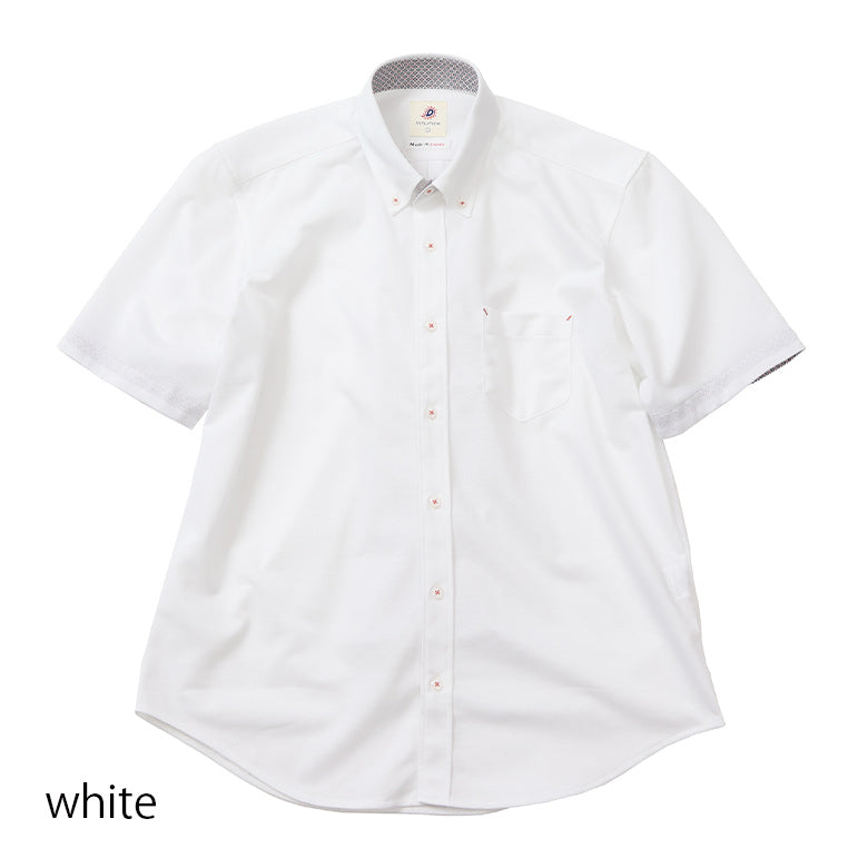 T/Cカノコ前開きポロシャツ【Made in Japan】