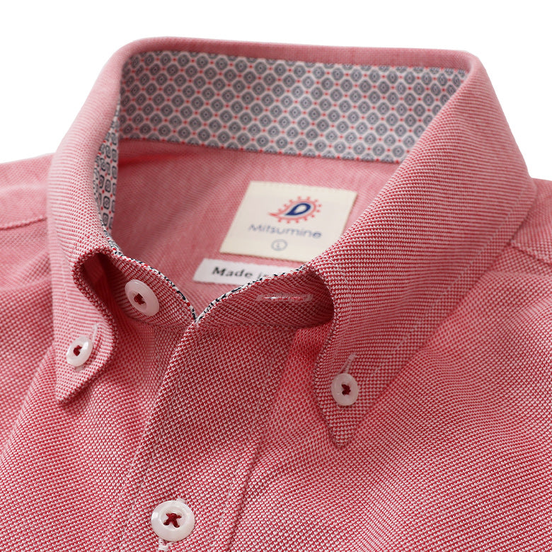 T/Cカノコ前開きポロシャツ【Made in Japan】