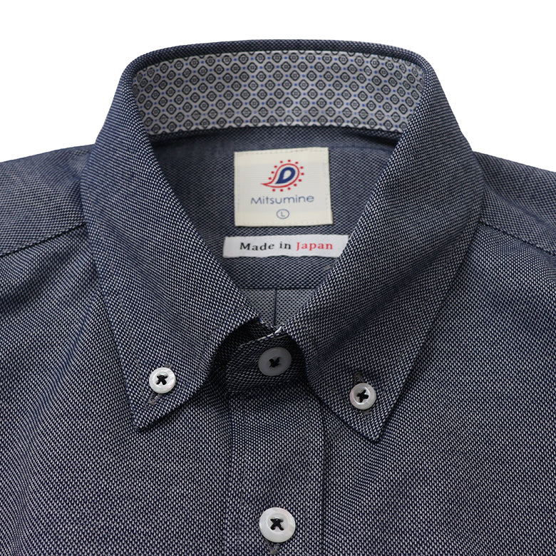 T/Cカノコ前開きポロシャツ【Made in Japan】