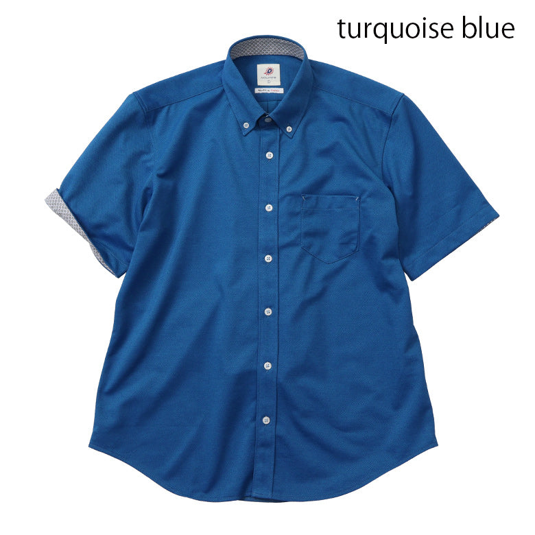 T/Cカノコ前開きポロシャツ【Made in Japan】