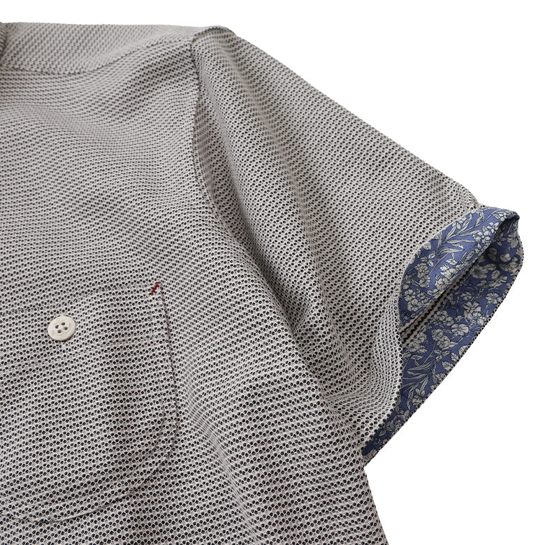 ハニカムボーダーショールポロシャツ【Made in Japan】
