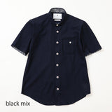 ハニカムボーダーショールポロシャツ【Made in Japan】