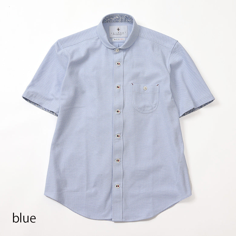 ハニカムボーダーショールポロシャツ【Made in Japan】