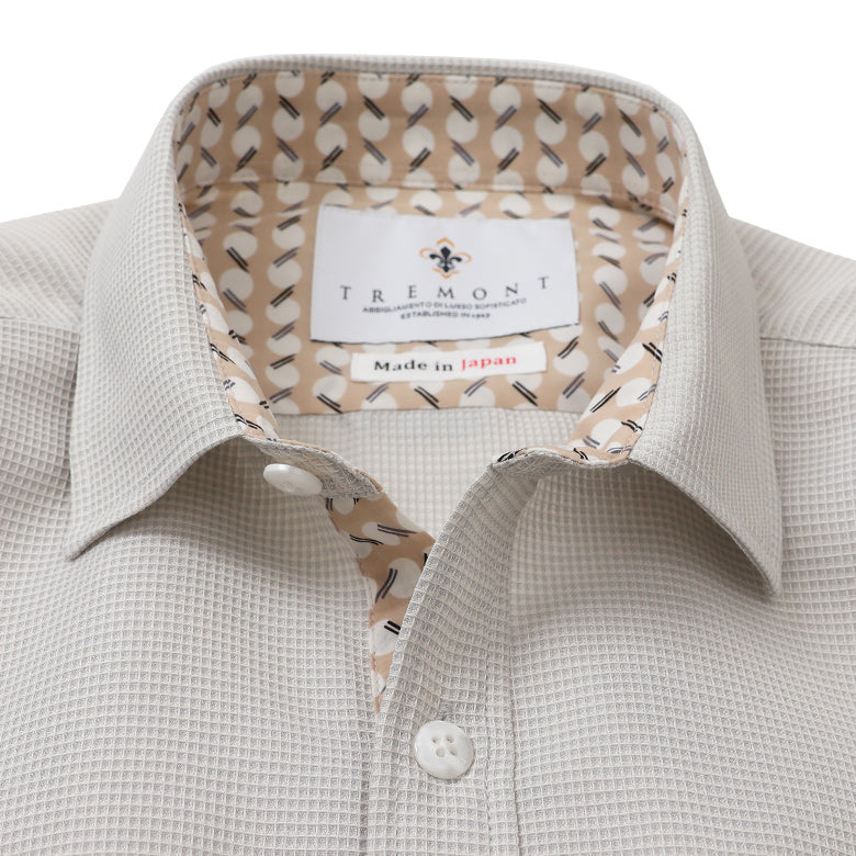 ハイツイストT/Cワッフルシャツ【Made in Japan】