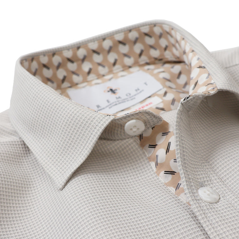 ハイツイストT/Cワッフルシャツ【Made in Japan】