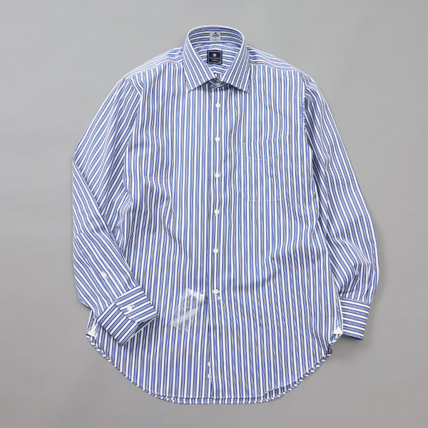 THOMAS MASONロンストセミワイドシャツ【Made in Japan】