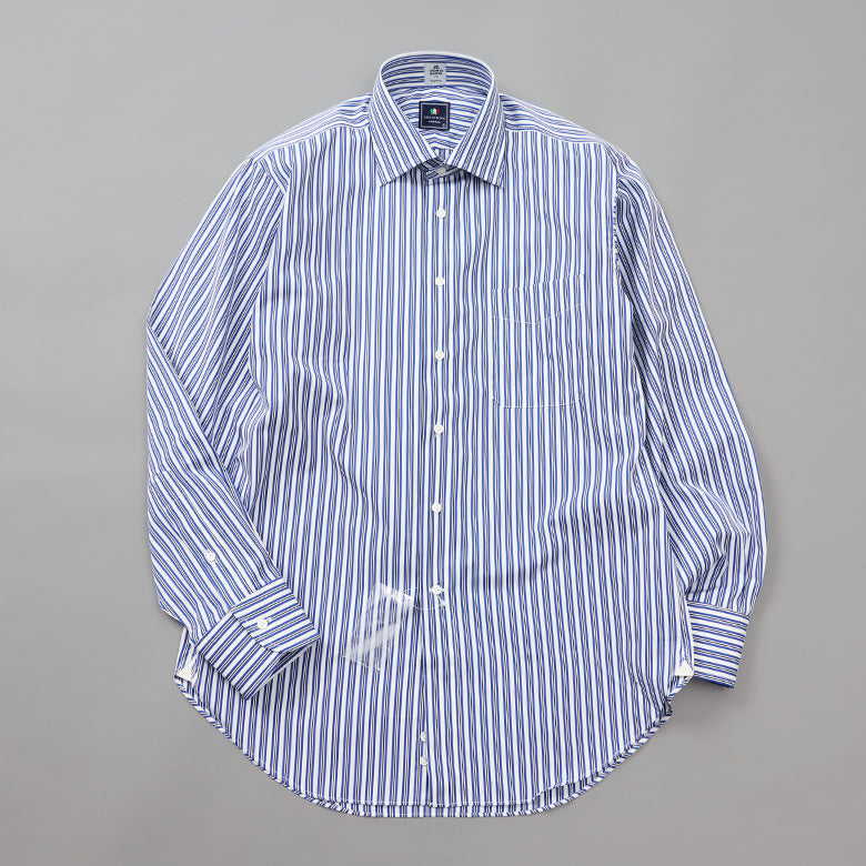 THOMAS MASONロンストセミワイドシャツ【Made in Japan】