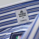 THOMAS MASONロンストセミワイドシャツ【Made in Japan】