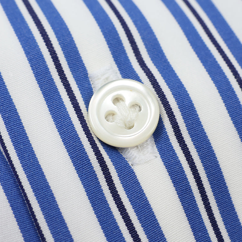 THOMAS MASONロンストセミワイドシャツ【Made in Japan】