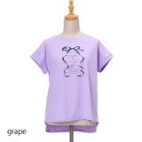 リボンプリントTシャツ