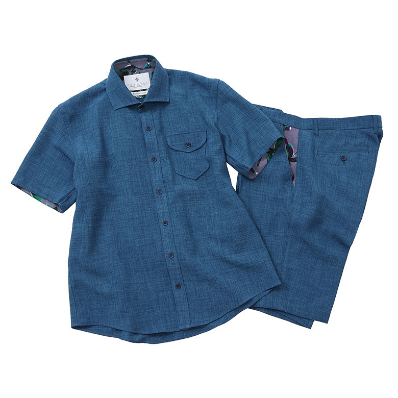 Reflax®リネンライクシャツ【Made in Japan】