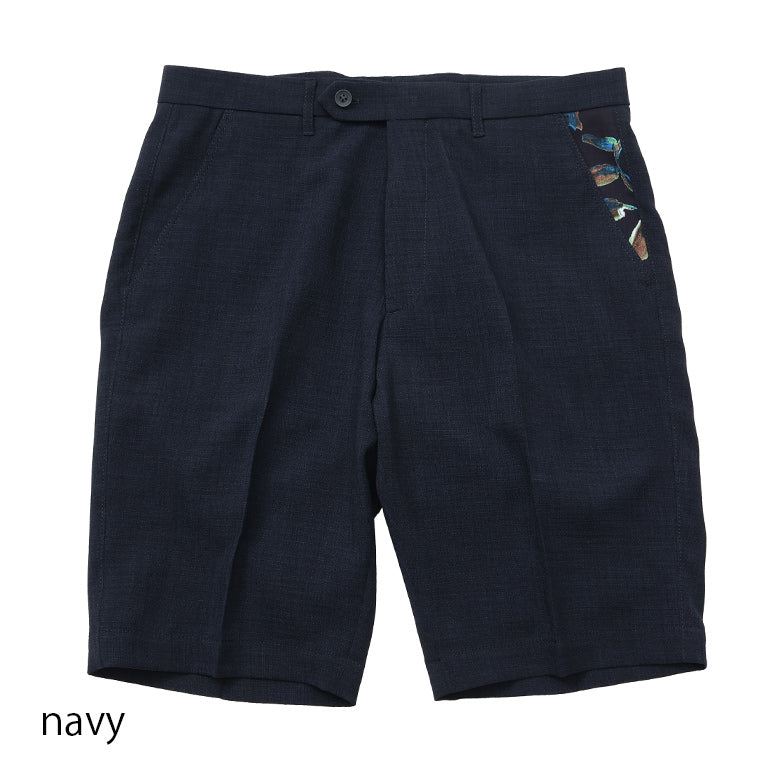 Reflax®リネンライクショートパンツ【Made in Japan】