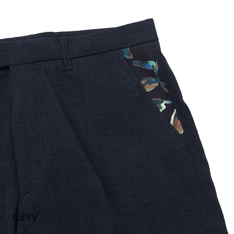 Reflax®リネンライクショートパンツ【Made in Japan】