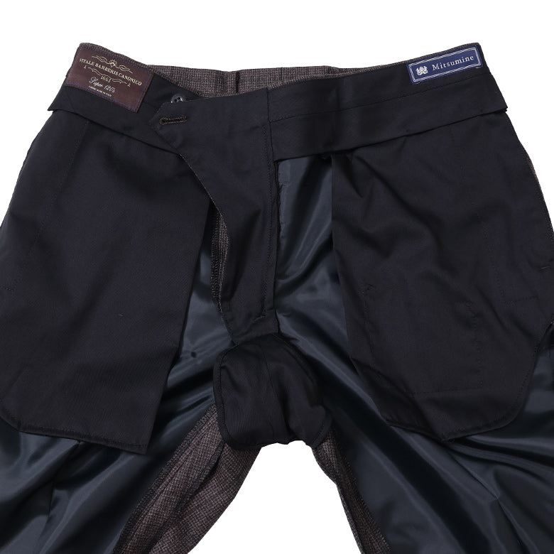 カノニコフランネル千鳥ペンスーツ【Made in Japan】