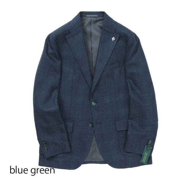 【Fly Jacket】ロロピアーナトーンチェックジャケット【Made in Japan】