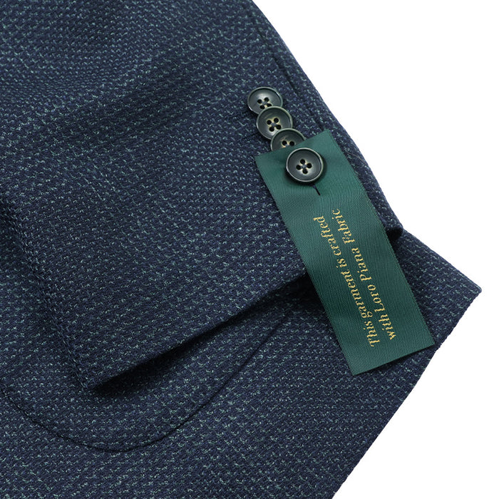 BEAMS F Loro Piana グリーン ジャケット ロロピアーナ 48 Fly Jacket】ロロピアーナトーンチェックジャケット【Made in Japan