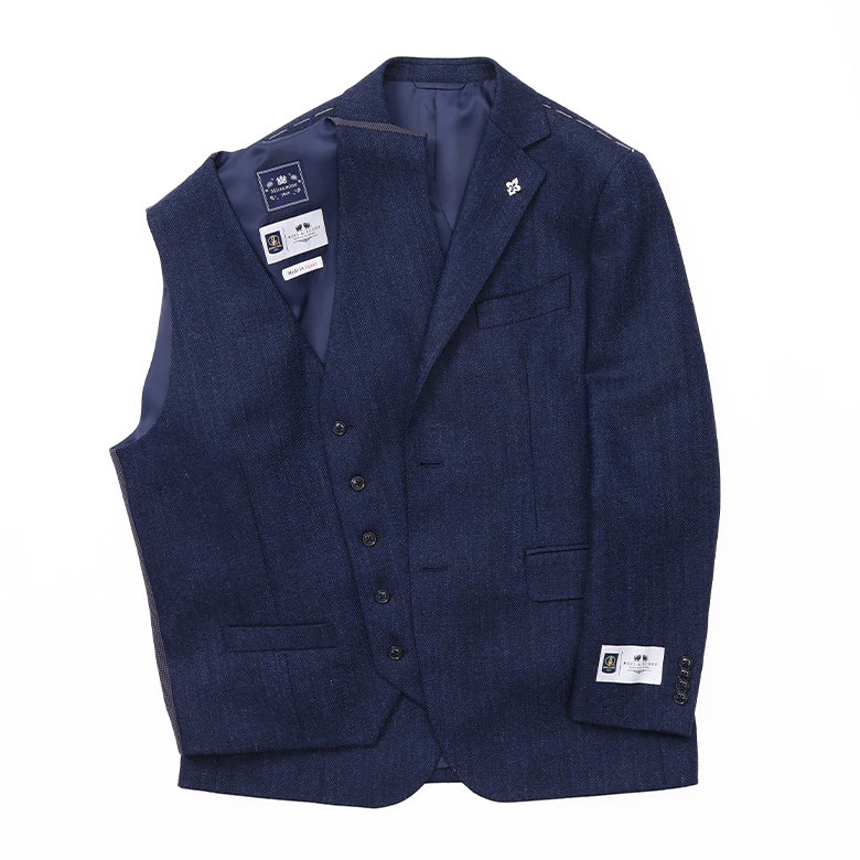 ROSS&SCOTTヘリンボーンベスト【Made in Japan】