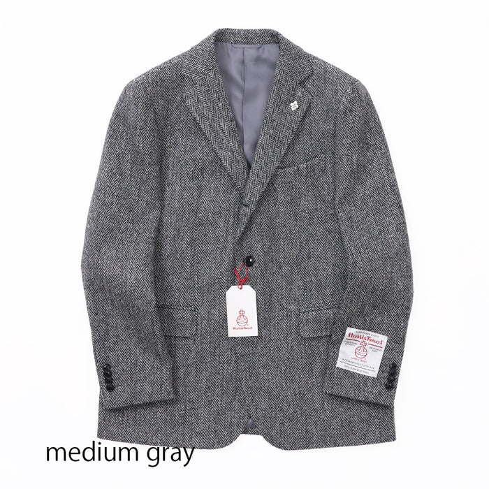 【美品】ハリスツイード　ヘリンボーンジャケット ハリスヘリンボーンジャケット【Made in Japan】 – Mitsumine Online Shop