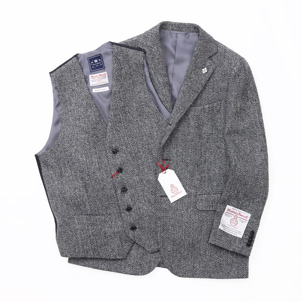 ハリスヘリンボーンベスト【Made in Japan】