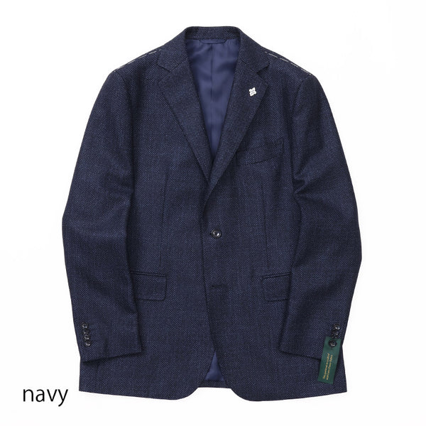 ロロピアーナバーズアイ無地ジャケット【Made in Japan】