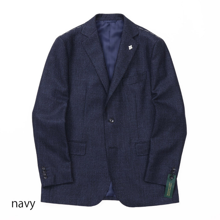 ロロピアーナバーズアイ無地ジャケット【Made in Japan
