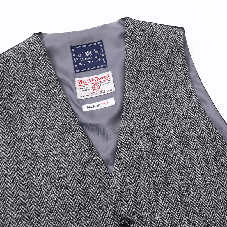 ハリスヘリンボーンベスト【Made in Japan】
