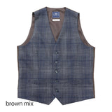 ロロピアーナMIXチェックベスト【Made in Japan】