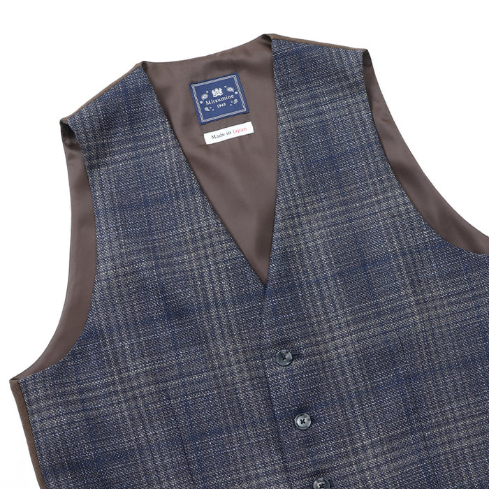 ロロピアーナMIXチェックベスト【Made in Japan】 – Mitsumine Online Shop