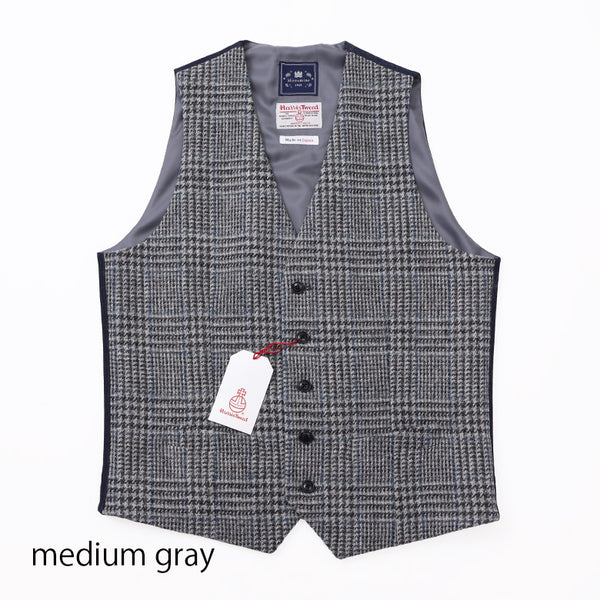 Harris Tweed × Mitsumine ベスト ジレ L チェック ハリスグレンチェックベスト【Made in Japan】 – Mitsumine