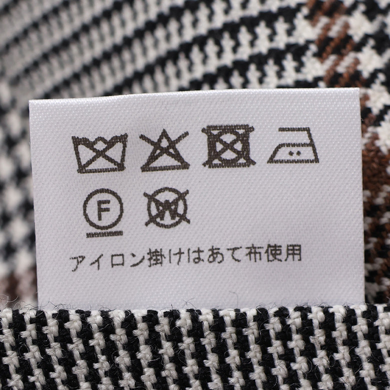 アンジェリコチェックパイピングベスト【Made in Japan】