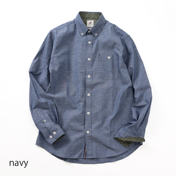 オリジナルダンガリーボタンダウンシャツ【Made in Japan】