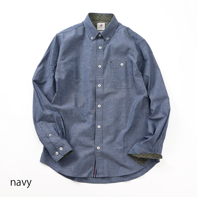オリジナルダンガリーボタンダウンシャツ【Made in Japan】